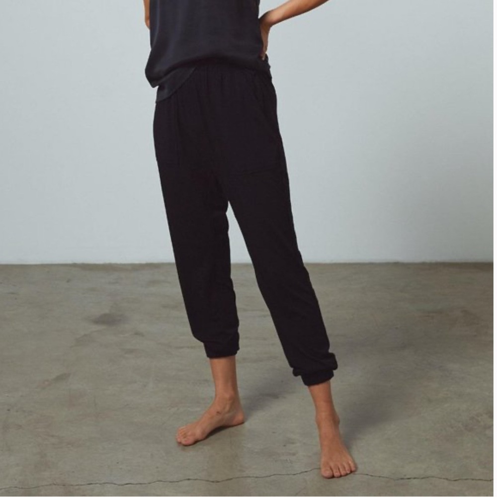 Lunya Black Modal Joggers